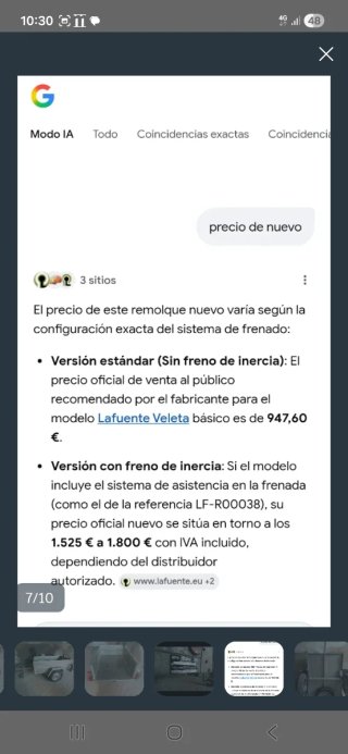Remolque metálico