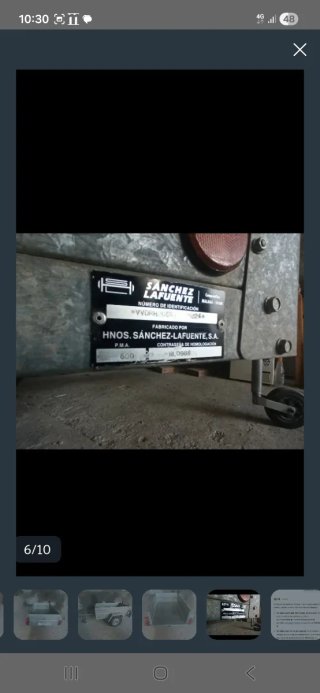 Remolque metálico