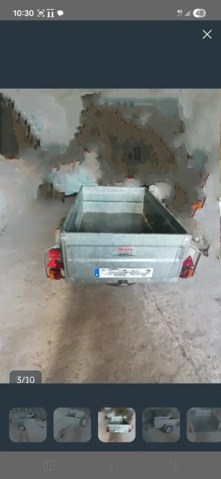 Remolque metálico