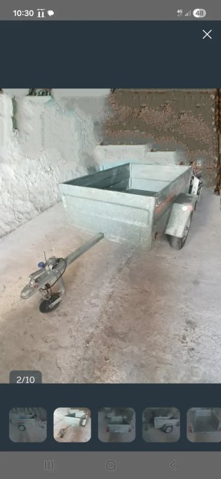 Remolque metálico