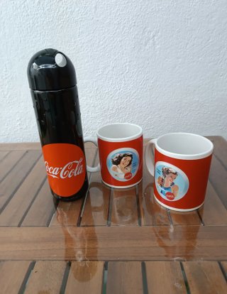 Lote Coca-Cola: Taza, Termo y Cajonera