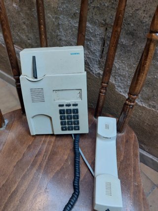 Telefono fisso Siemens vintage beige