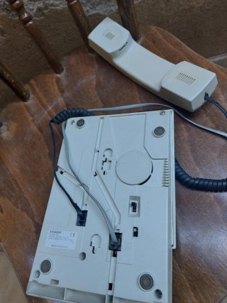 Telefono fisso Siemens vintage beige