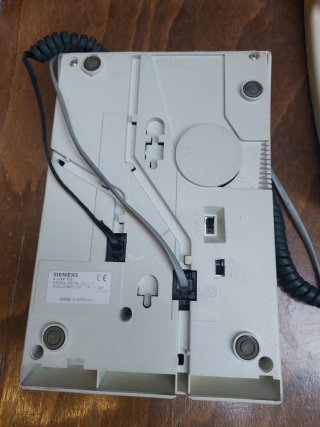 Telefono fisso Siemens vintage beige