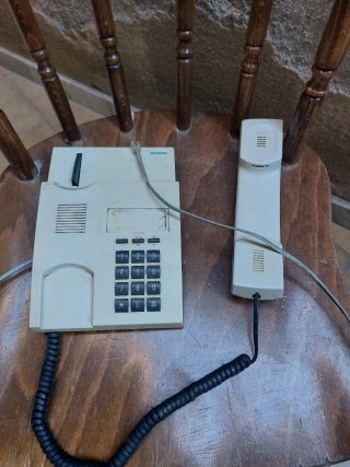 Telefono fisso Siemens vintage beige