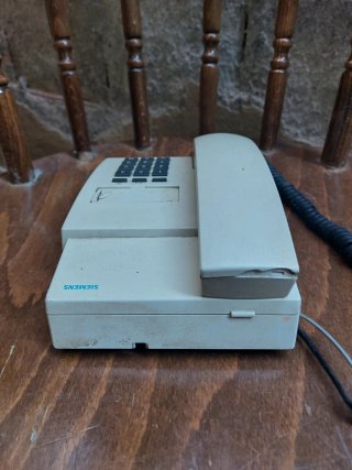 Telefono fisso Siemens vintage beige