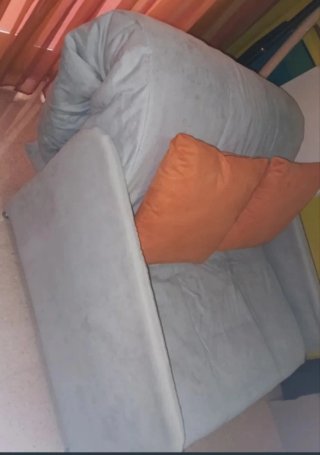 Sillón cama tela