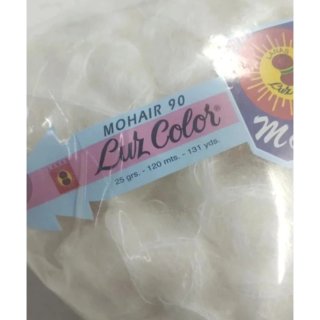 Lote 20 ovillos Mohair crudo