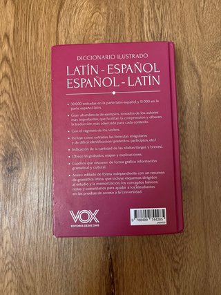 Diccionario ilustrado latín-español/ español-latín