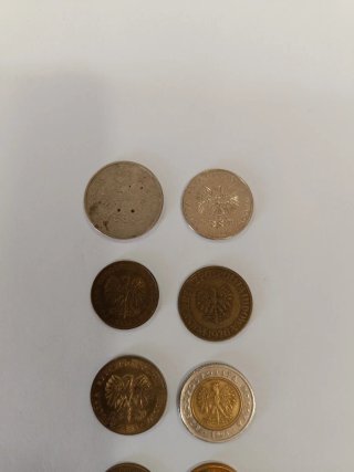 Lotto di 8 monete polacche antiche e moderne