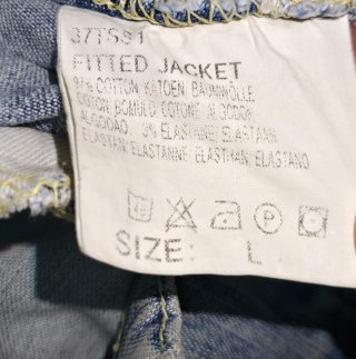 Cazadora Vaquera Lee Talla L original