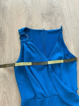 Mono azul de pierna ancha