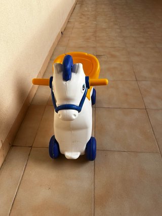 Correpasillos Poni Blanco y Azul