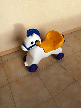 Correpasillos Poni Blanco y Azul