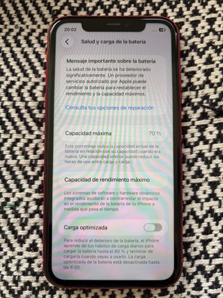 iPhone 11 Rojo 128 GB LEER DESCRIPCIÓN