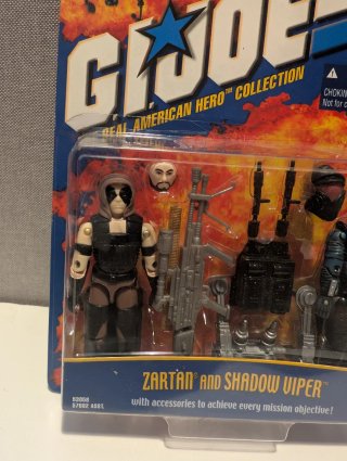 Gijoe Zartan y Shadow Viper