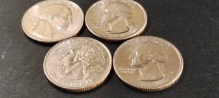 Lote 4 - Monedas Conmemorativas Quarter Dollar USA