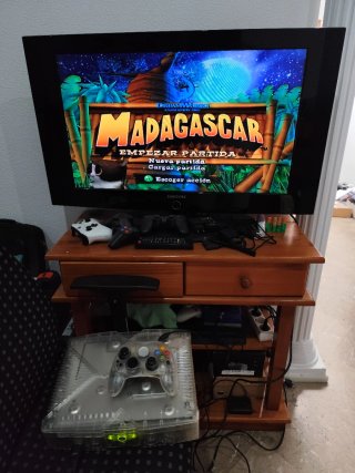 Xbox Transparente + Driver 3 + Mando
