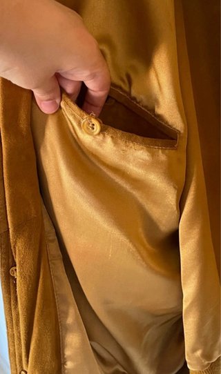 Giacca Pelle Scamosciata Marrone XXL