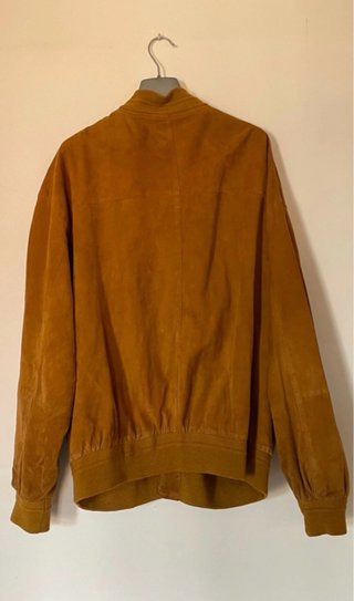 Giacca Pelle Scamosciata Marrone XXL