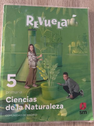 Libro de texto ciencias de la naturaleza Quinto