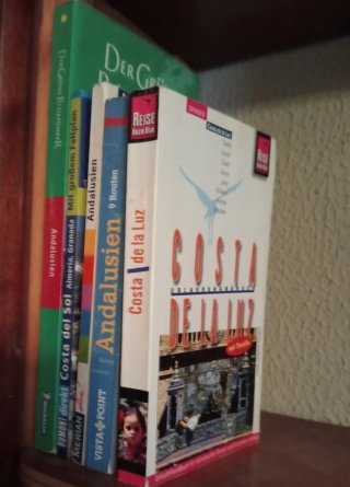 Lote de 9 libros guía de viajes.