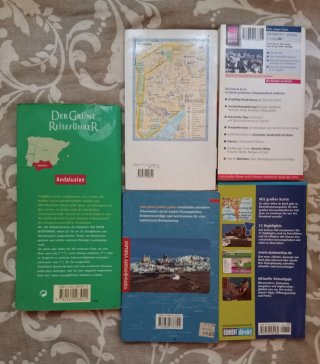 Lote de 9 libros guía de viajes.