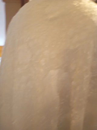 Mantón de Manila bordado a mano seda marfil clarit