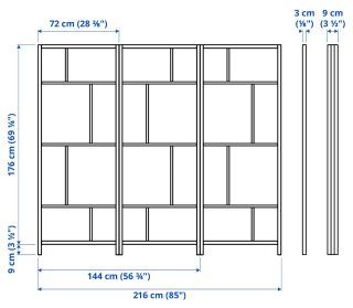 Biombo Ikea RISÖR (x2)
