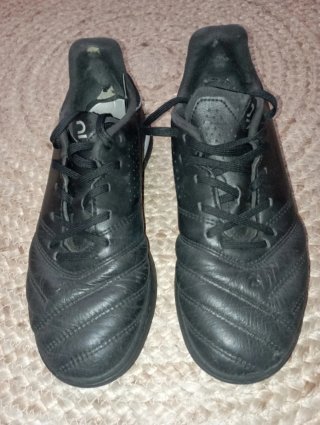 Botas de fútbol piel, talla 39