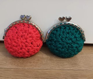 Carteras Crochet Hechas a mano.