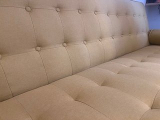 Sofá cama amarillo 3 plazas