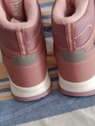 Botas niña rosas nieve colegio waterproof 33
