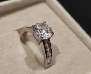 Anillo Plata con Circonitas