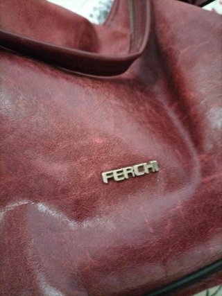 Bolso de hombro FERCHI rojo