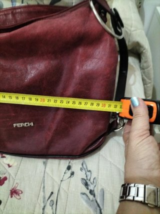 Bolso de hombro FERCHI rojo