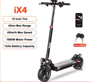 Patinete Eléctrico Doble Amortiguación