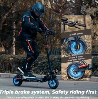 Patinete Eléctrico Doble Amortiguación