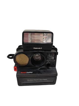 Cámara Polaroid Sonar OneStep Negra