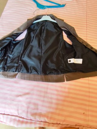Chaleco H&M Mujer Visón con Elastán