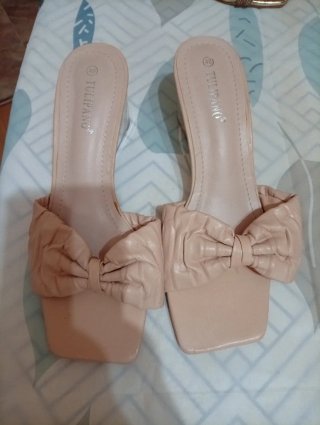 Sandalias Tulipano Talla 40 Beige/Rosa