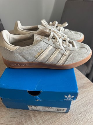 Adidas Gazelle Indoor W Beige Talla 39