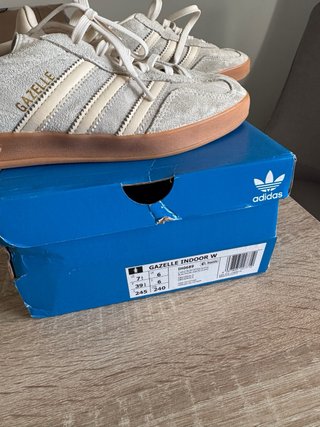 Adidas Gazelle Indoor W Beige Talla 39