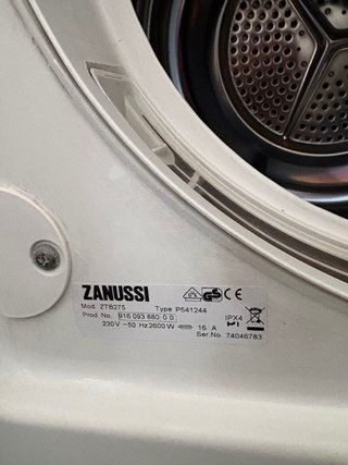 Secadora Zanussi Autosense