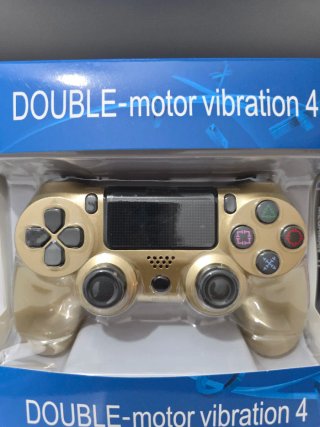 Mando PS4 Doble Vibración Dorado