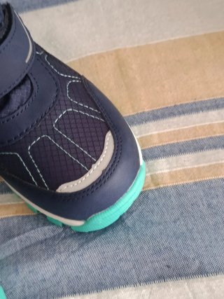 Botas niño azul marino y verde 33