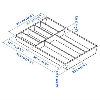 Bandeja Cubiertos / Cubertero Bambú Ikea