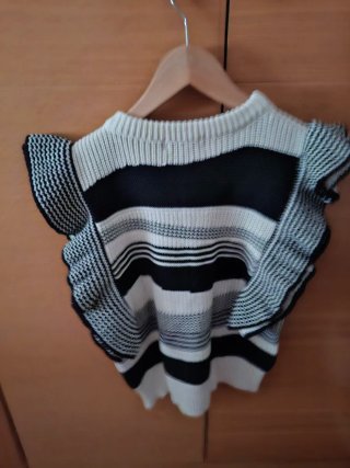 Jersey sin mangas rayas mujer talla M