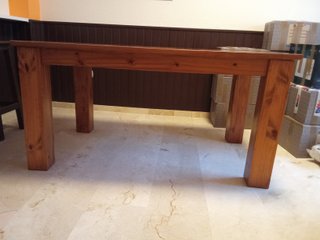 Mesa rústica mexicana de madera