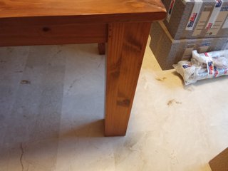 Mesa rústica mexicana de madera
